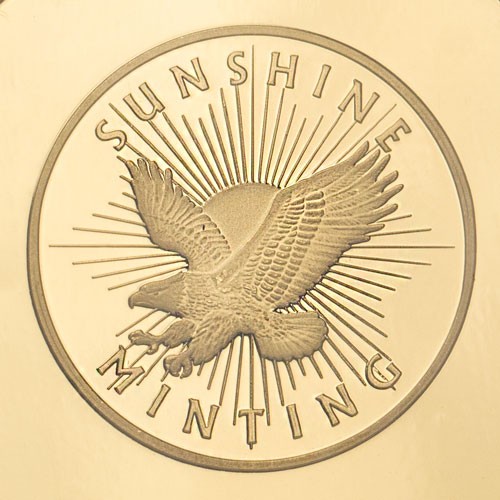 10 Gram Sunshine Gold Bar (New w/ Assay, MintMark SI)