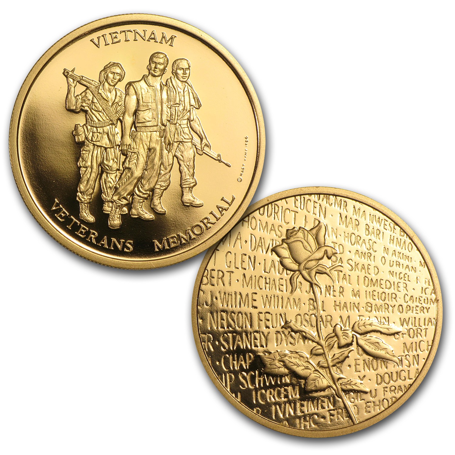 4 Metals Set – Vietnam Veterans Memorial Set (In Capsule)
