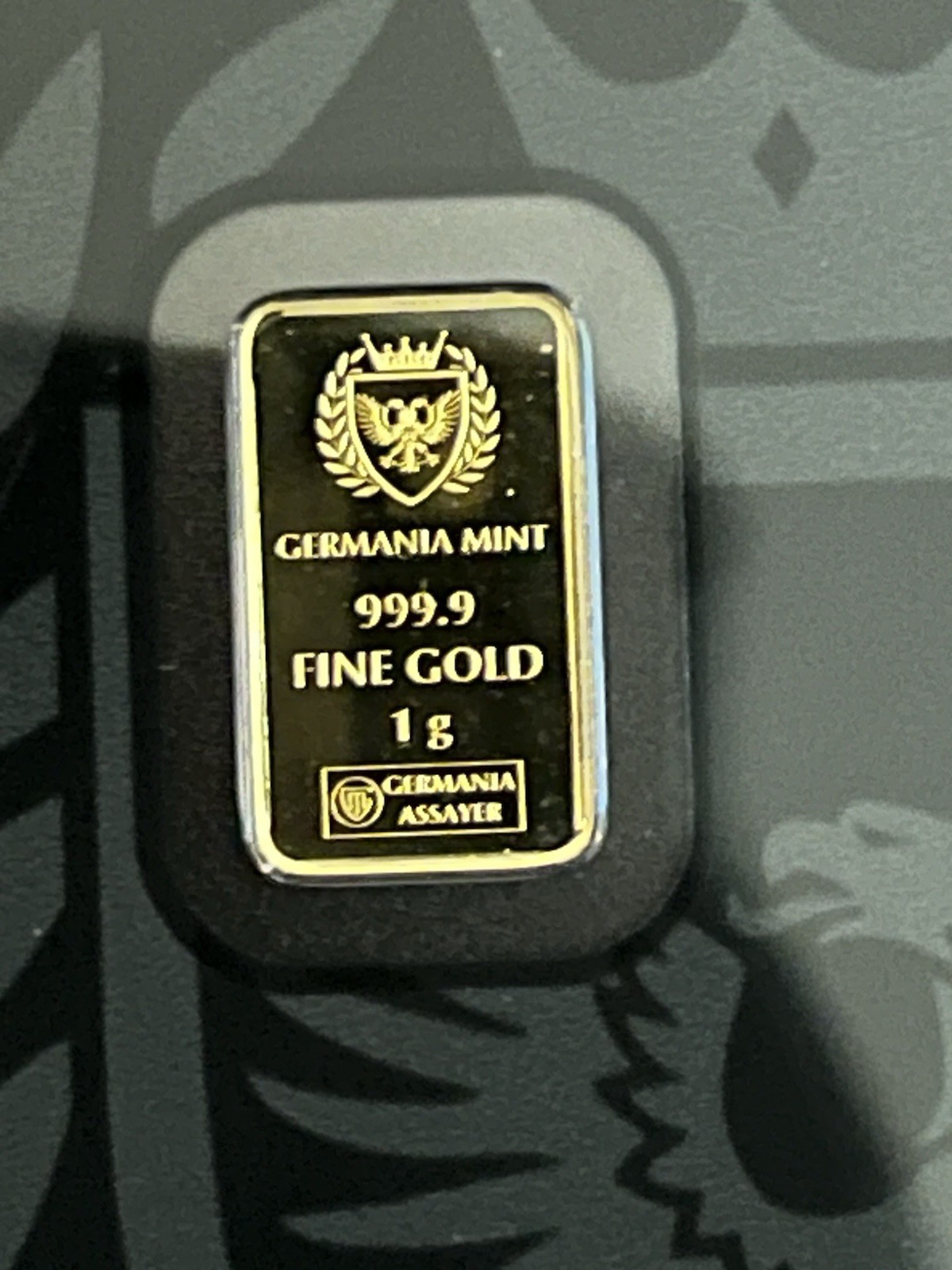 2026 1g .9999 Fine Gold Bar By Germania Mint – Double Bagged! Certified – Mint!