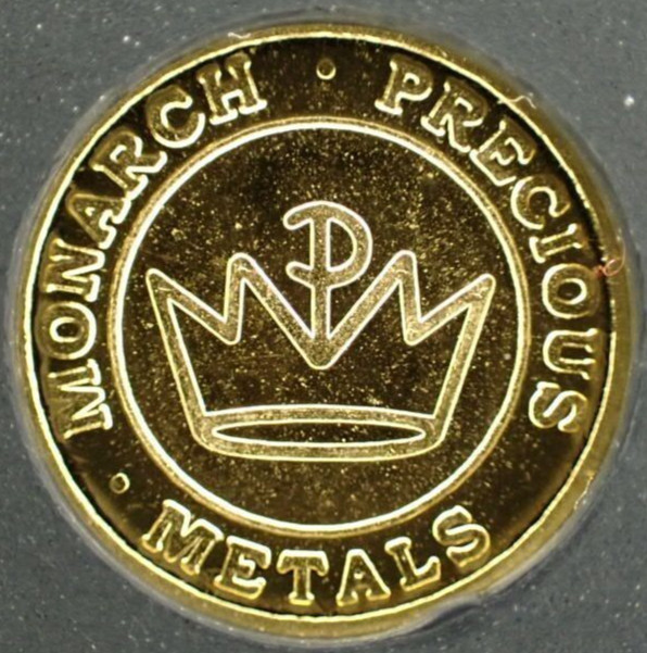 1/4 Gram .9999 PURE FINE GOLD Round In Capsule – Monarch Metals Lucky Horseshoe