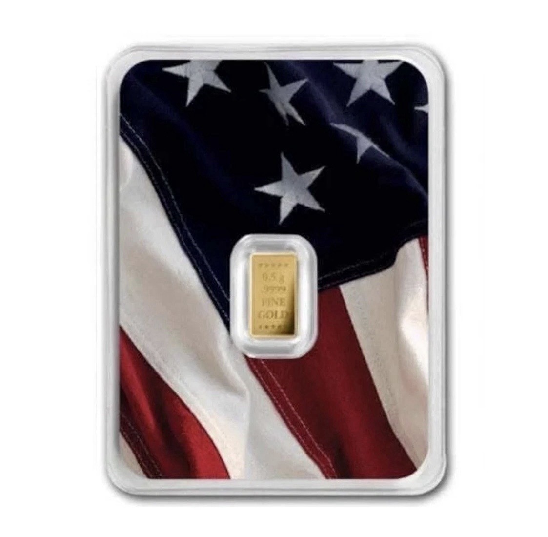 0.5 Gram Gold Bar 45th & 47th President Trump Gold Bar In Flag Assay