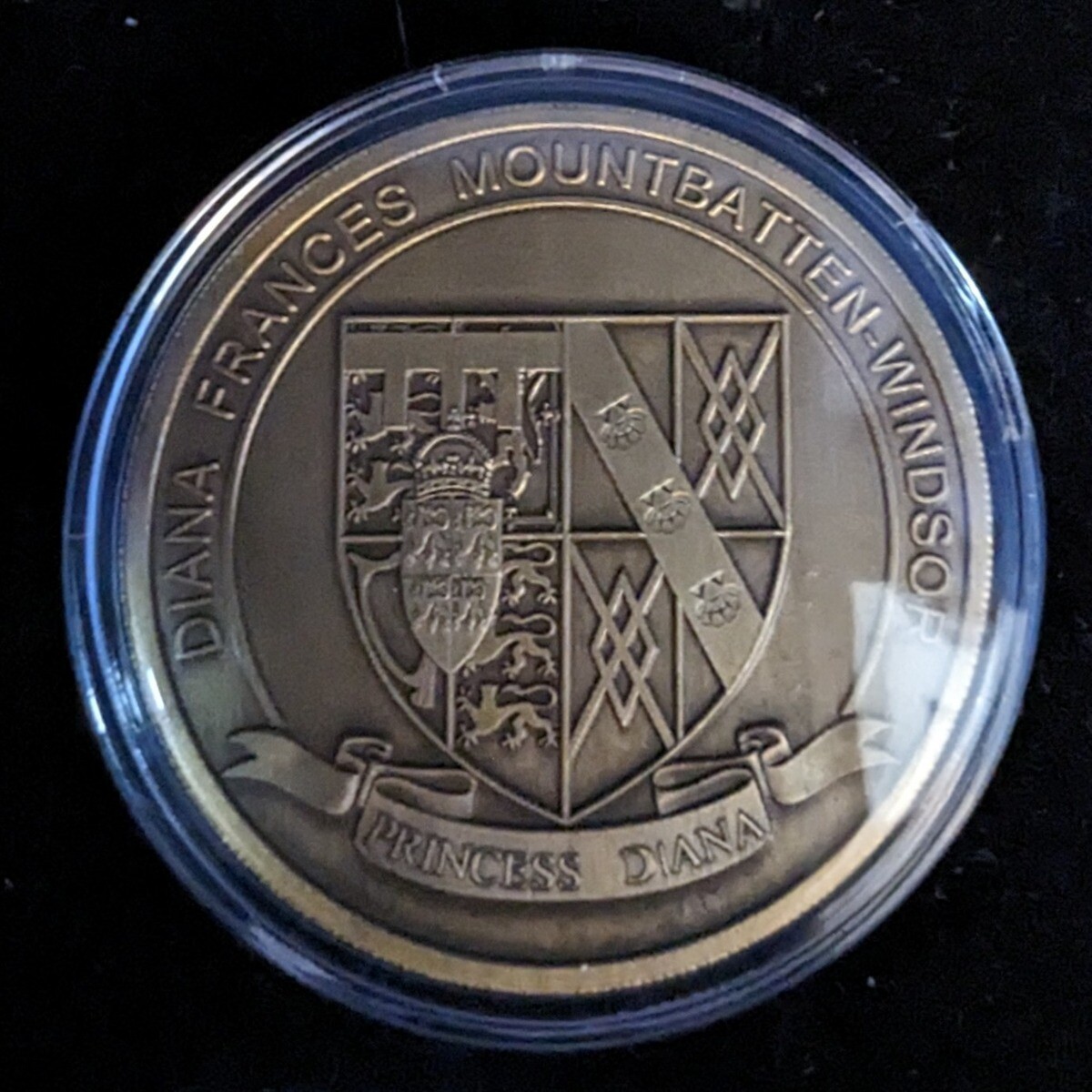 2 Princess Diana Commemorative Rounds/ Medals