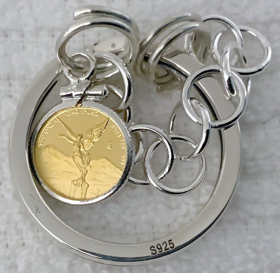 Gold (Proof) Libertad Eagle Keychain