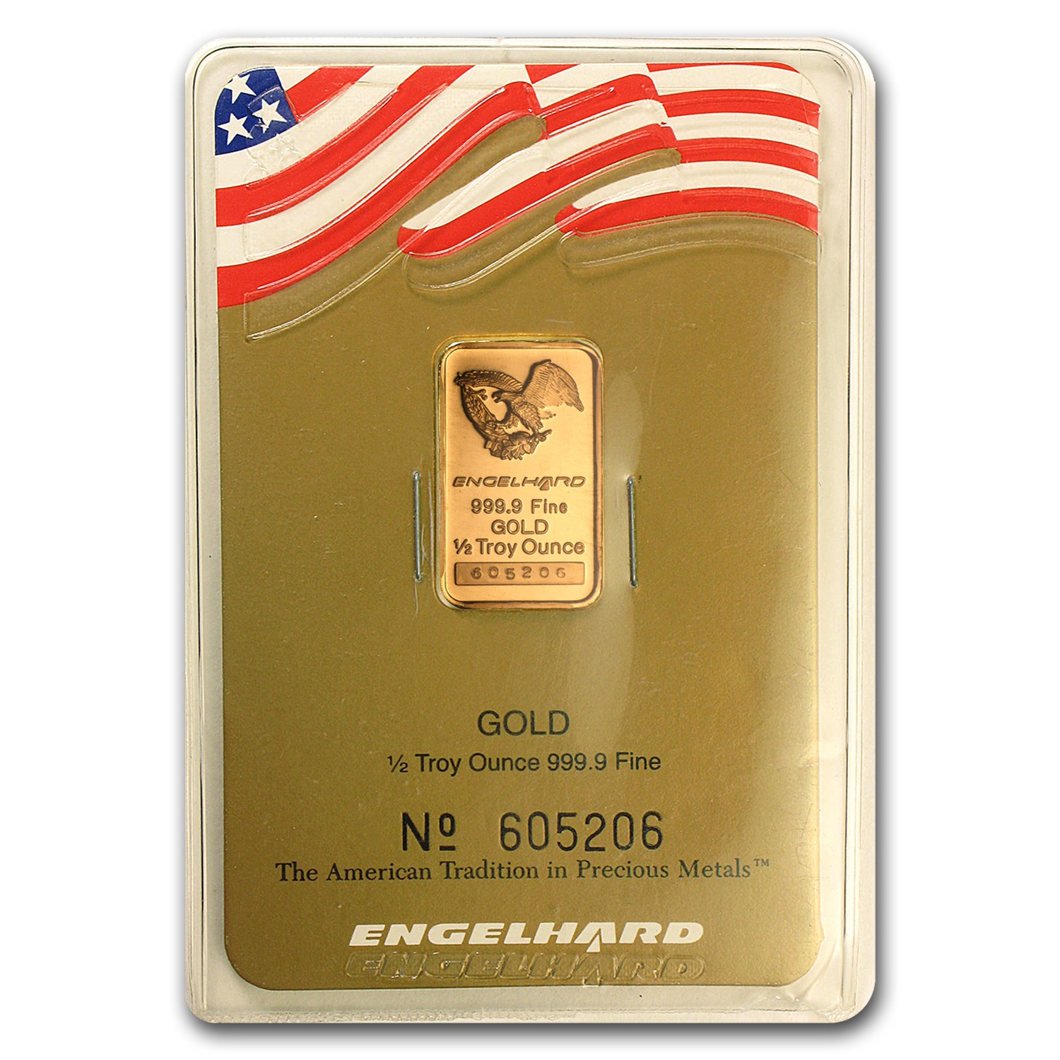 1/2 oz Gold Bar – Engelhard (In Assay)