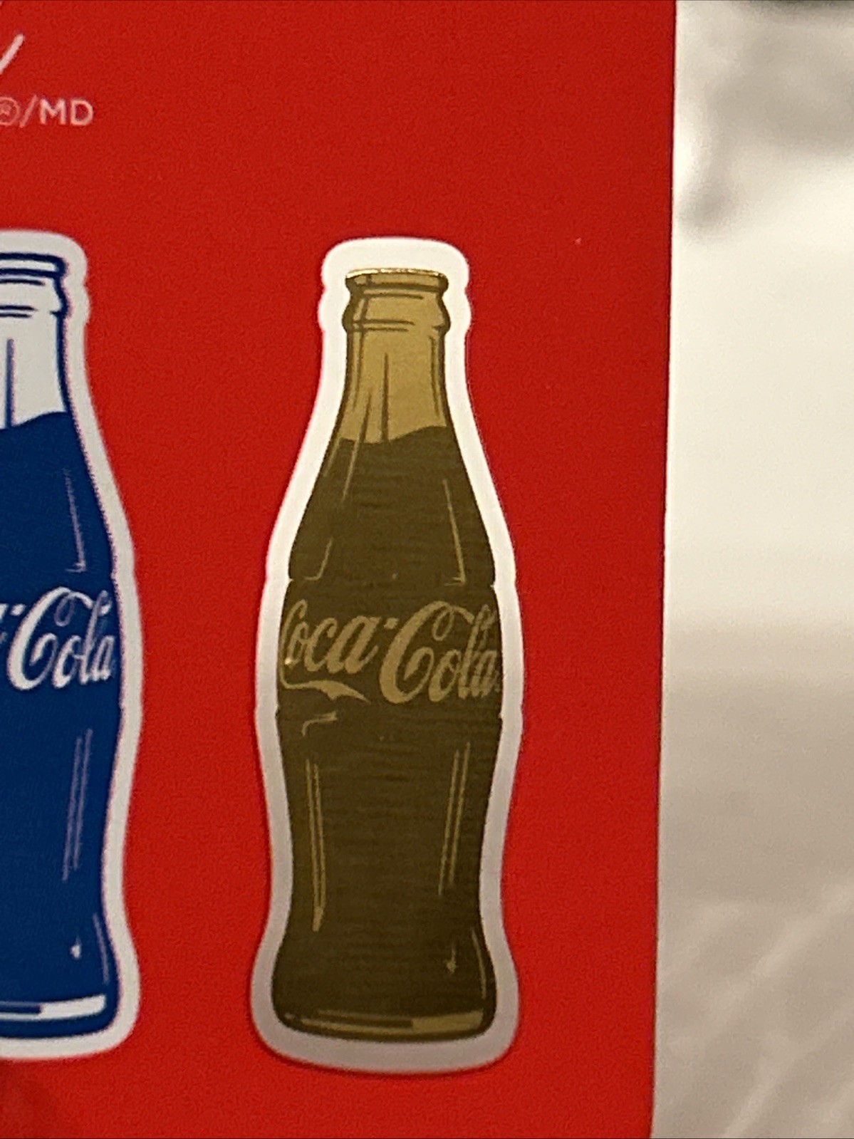 Coca-Cola Bottle Coin Card – 1/1000 oz Gold Limited Edition .999 Fine Gold