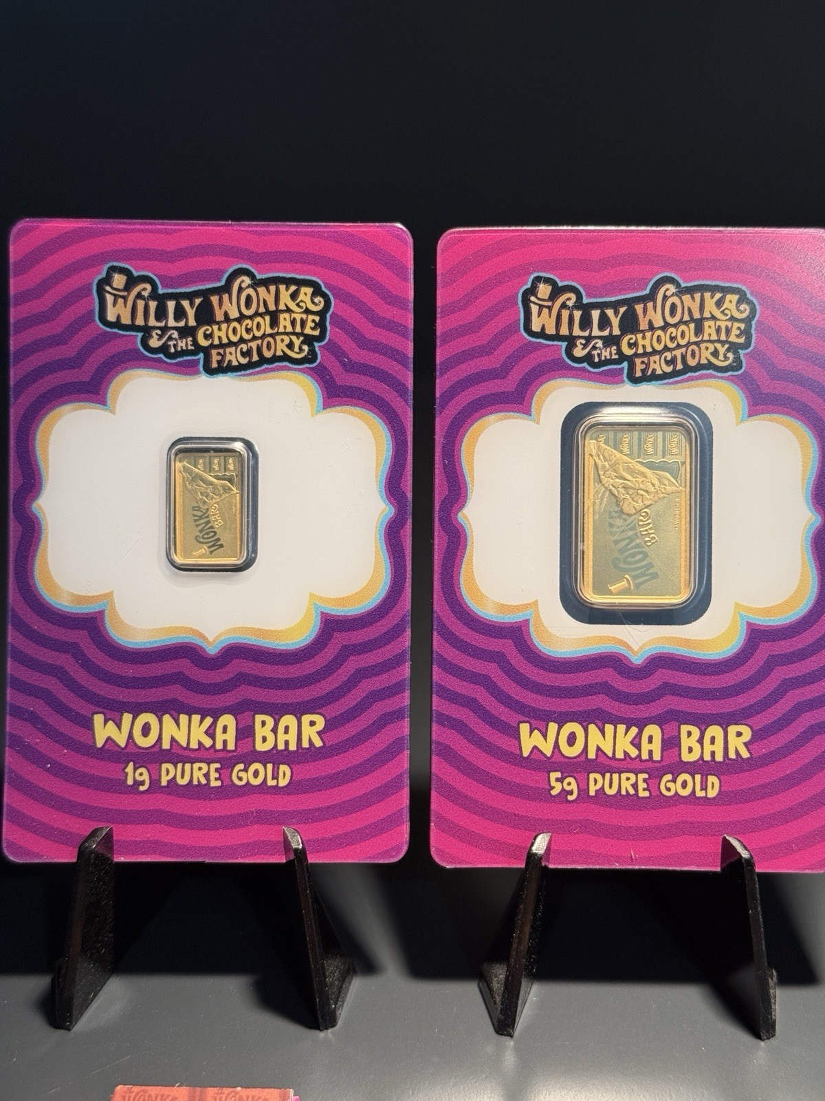 2025 PAMP Suisse Willy Wonka 5 Gram Gold Bar Limited Mintage 4000 NEW RELEASE