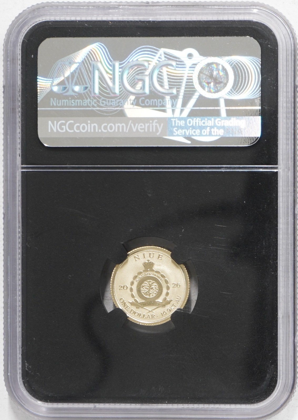 2026 Niue $1 1g 9kt Gold Zombie Beer NGC Reverse Proof PF-70