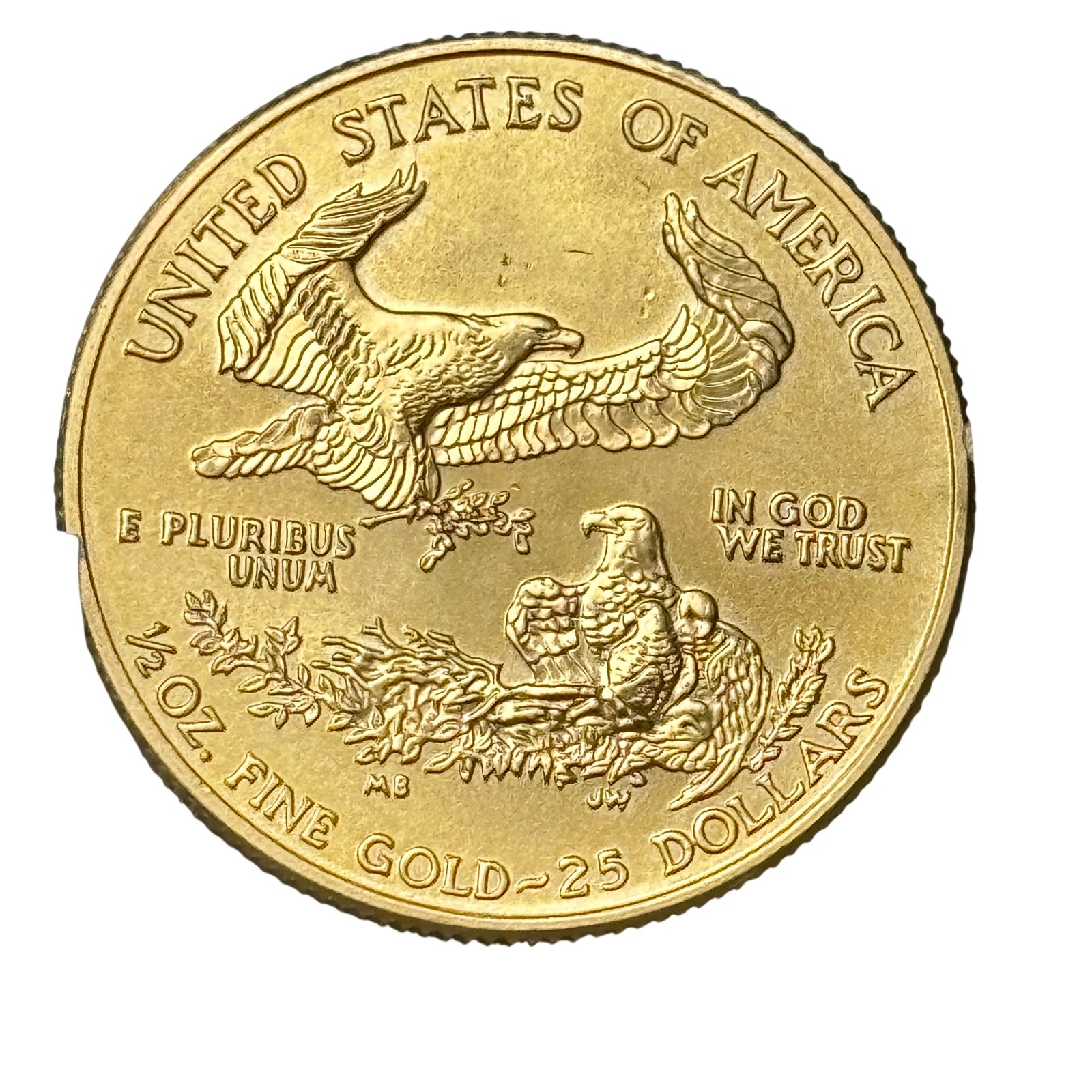 2000 1/2 Ounce Fine Gold 22 Karat American Eagle Coin – 25 Dollars – 8016