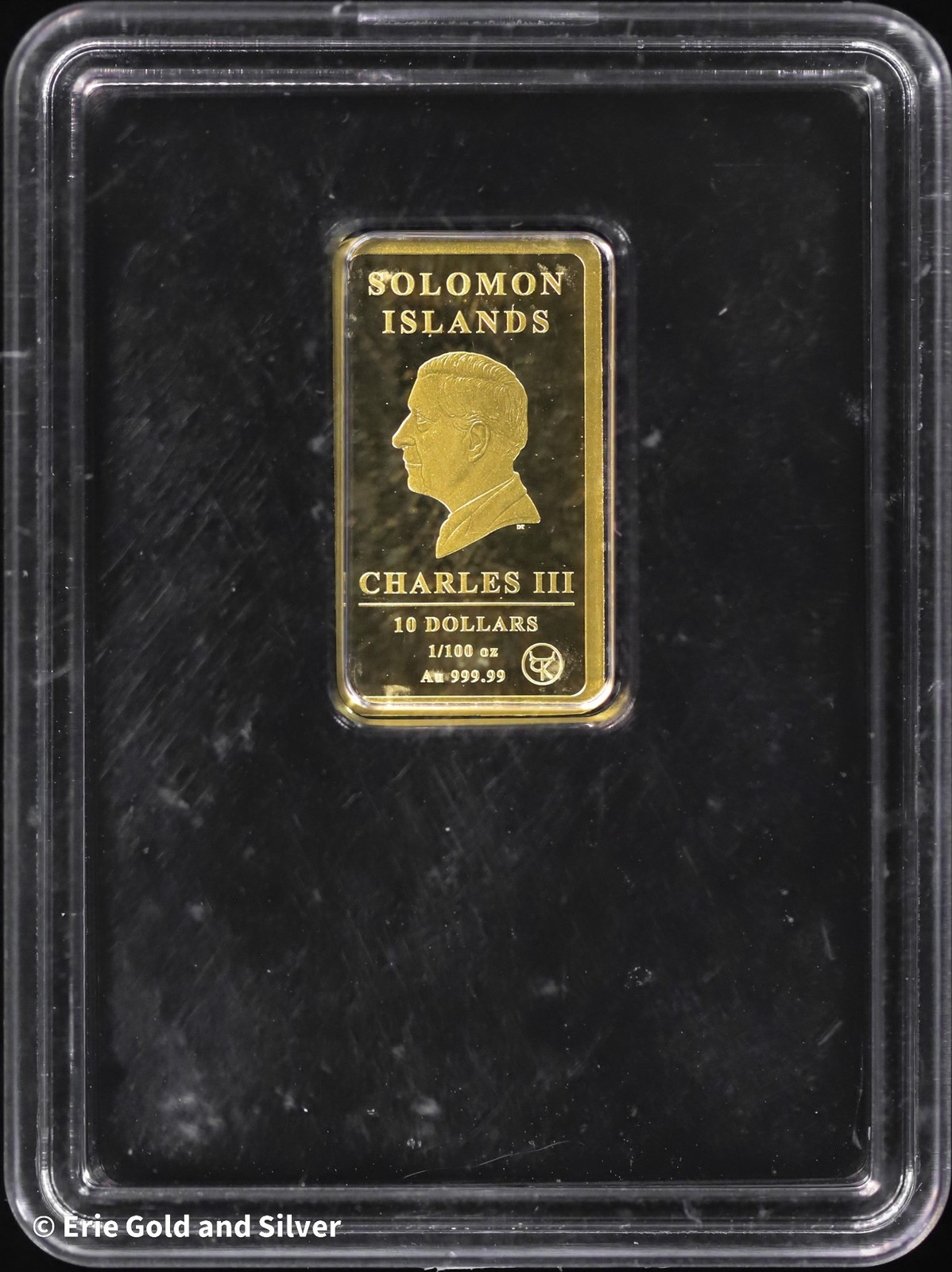 Solomon Islands Buffalo Proof 1/100th oz Gold Bar