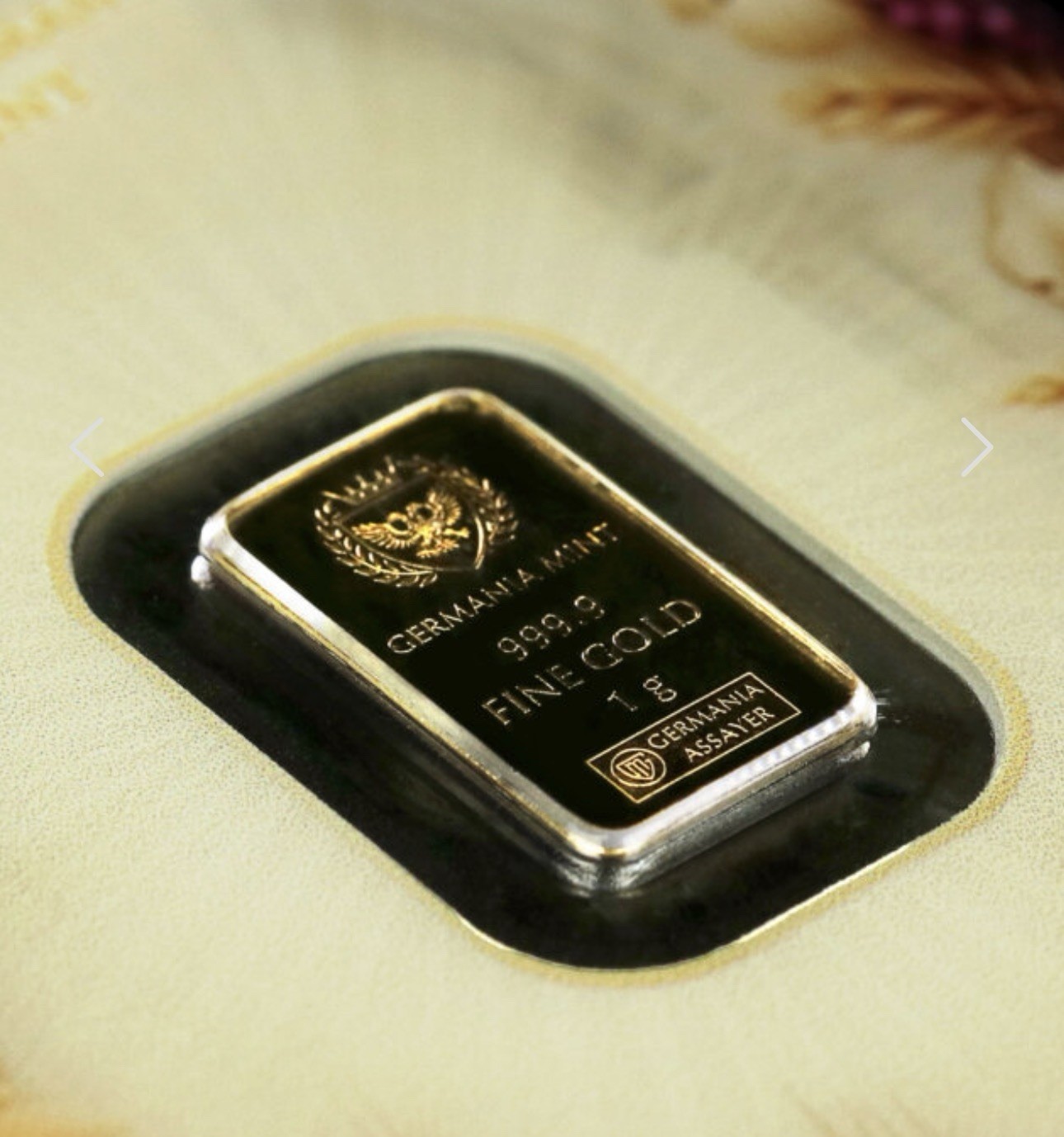 Germania Mint First Holy Communion Minted 1g 24K Gold Bar Packed in Safepack✝️🙏
