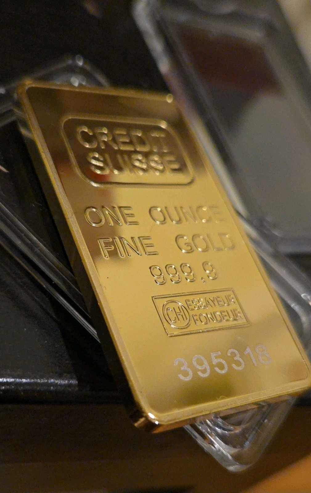 1oz 500MILLS GOLD BULLION BAR 24K OUTER – NOT MAGNETIC! 🪙