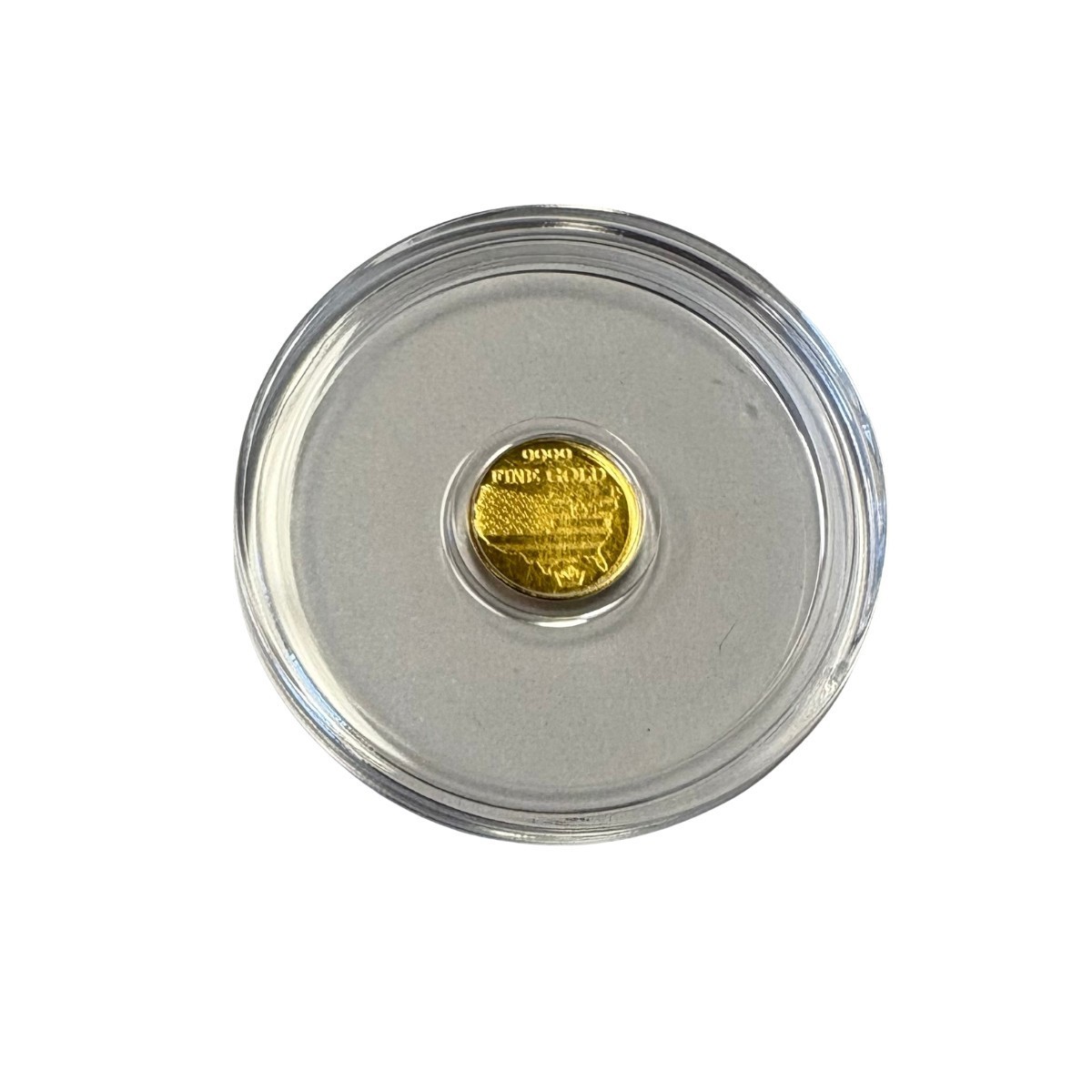 1/500 oz .9999 Fine Gold Round – Eagle Head (Sealed in Capsule)