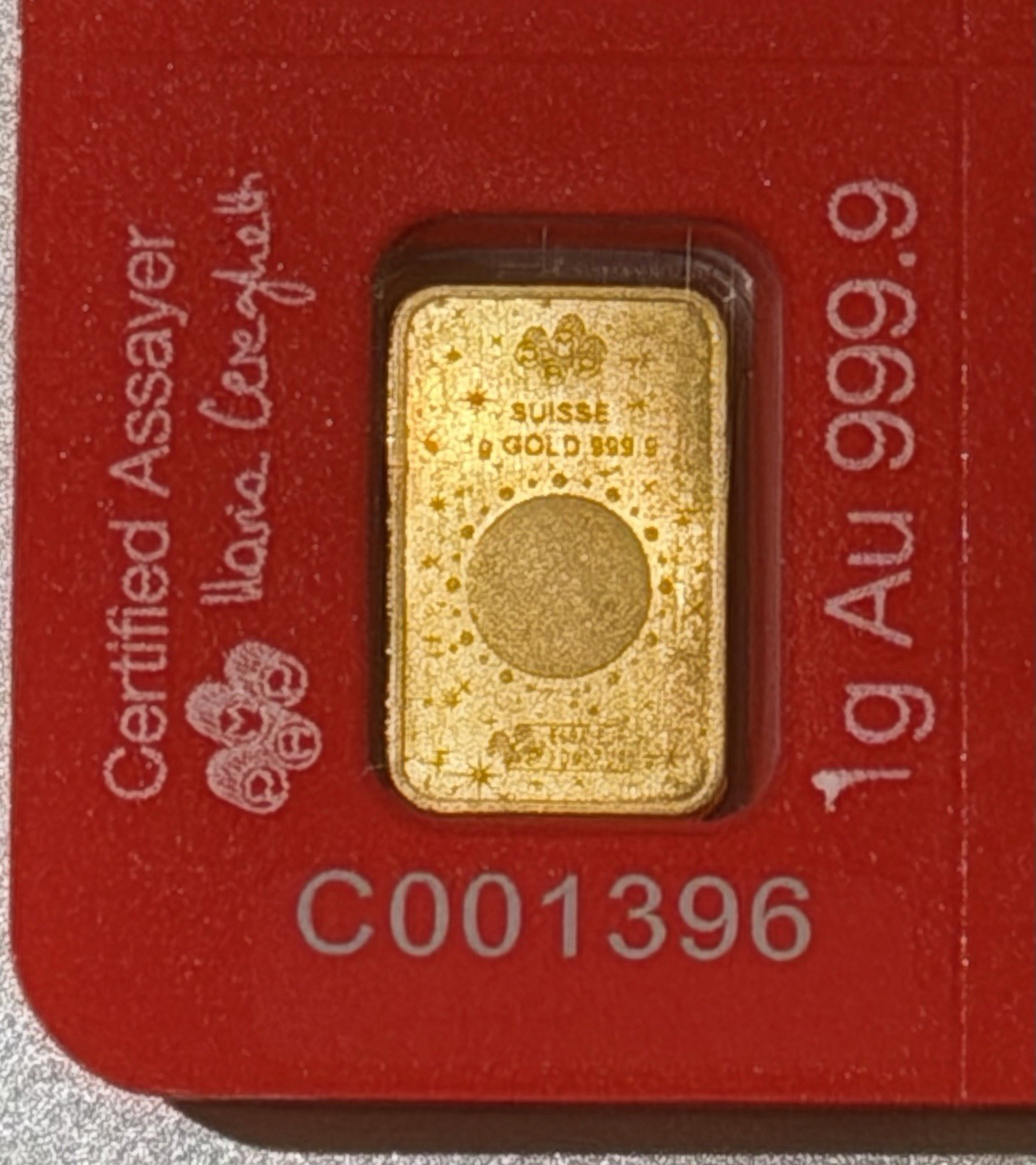 2026 Pamp Suisse Year of the Horse 1 Gram Gold Bar