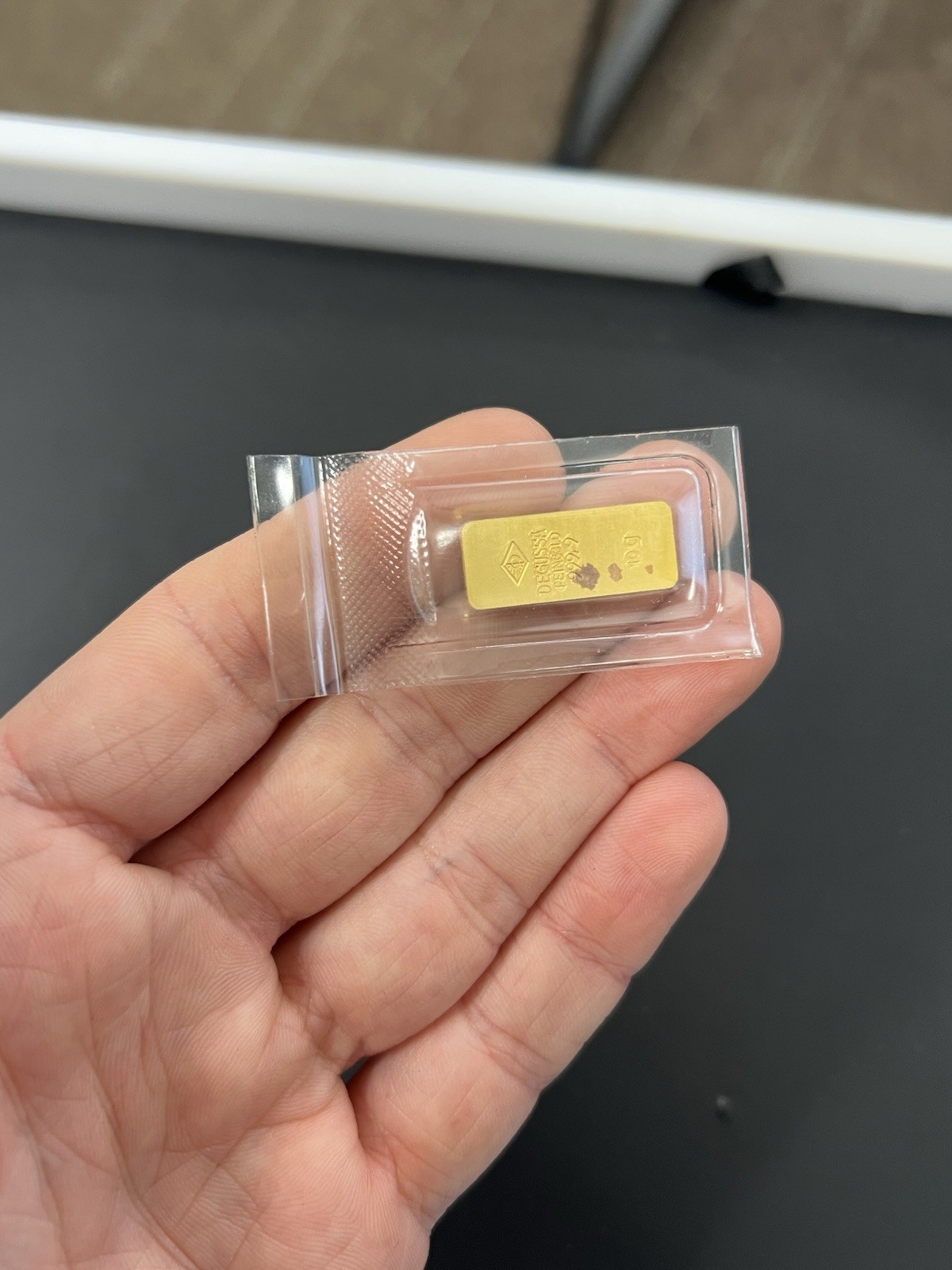 DEGUSSA FEINGOLD 10g Gold Bar 999.9 (ORIGINAL PACKAGE)