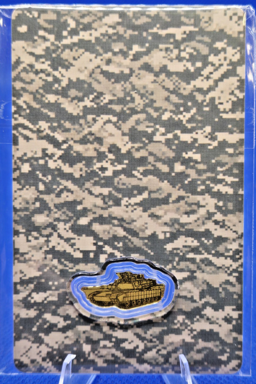 2026 U.S. Army Tank Shaped 1/1000 oz Gold in Card (Limited Mintage) #364