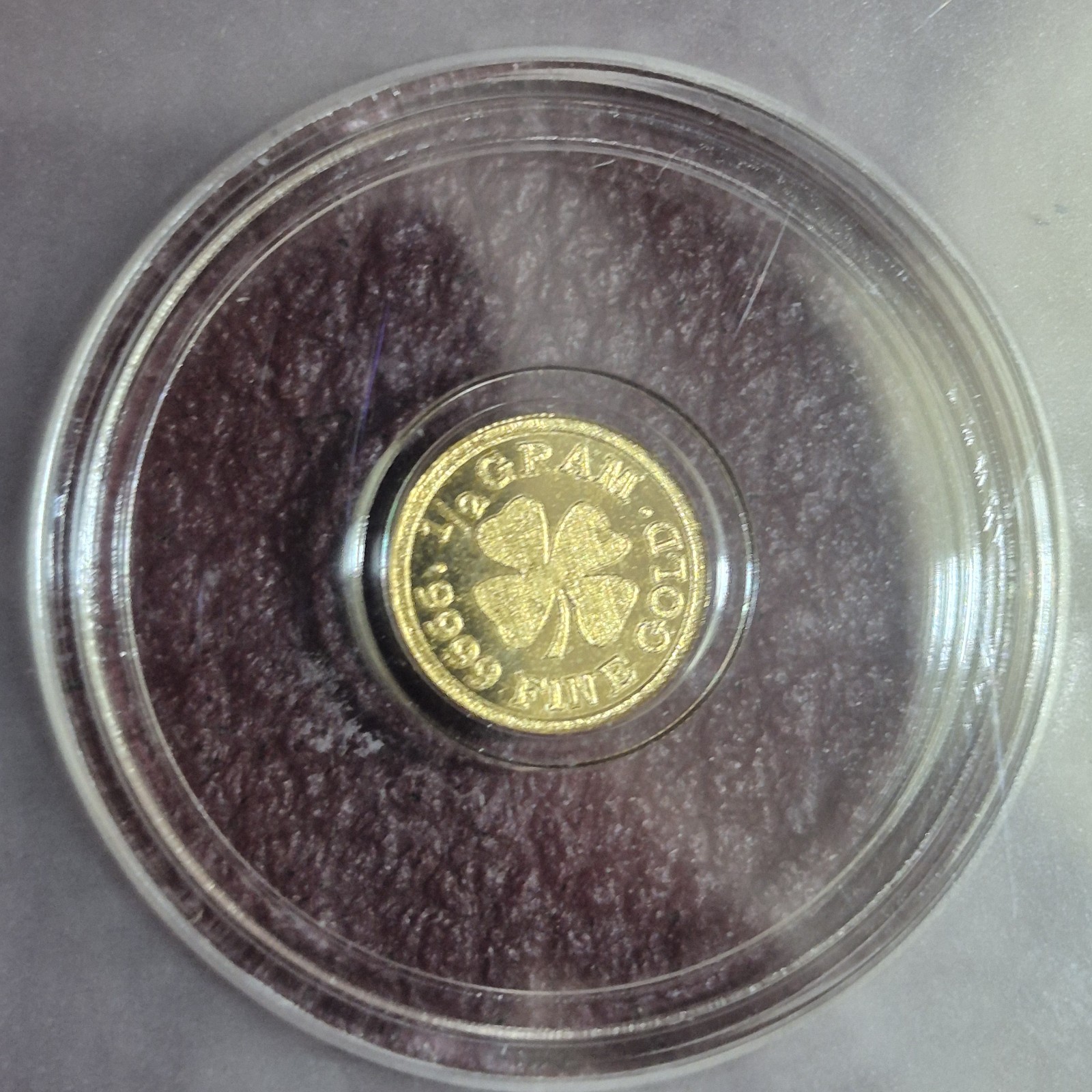 .5 gram Gold Clover .9999 round