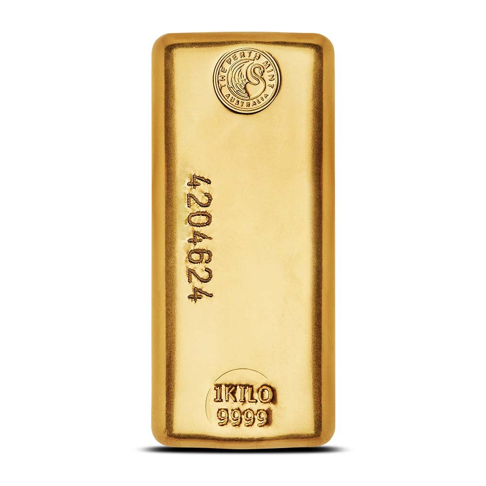 1 Kilo Perth Mint Cast Gold Bar (New)
