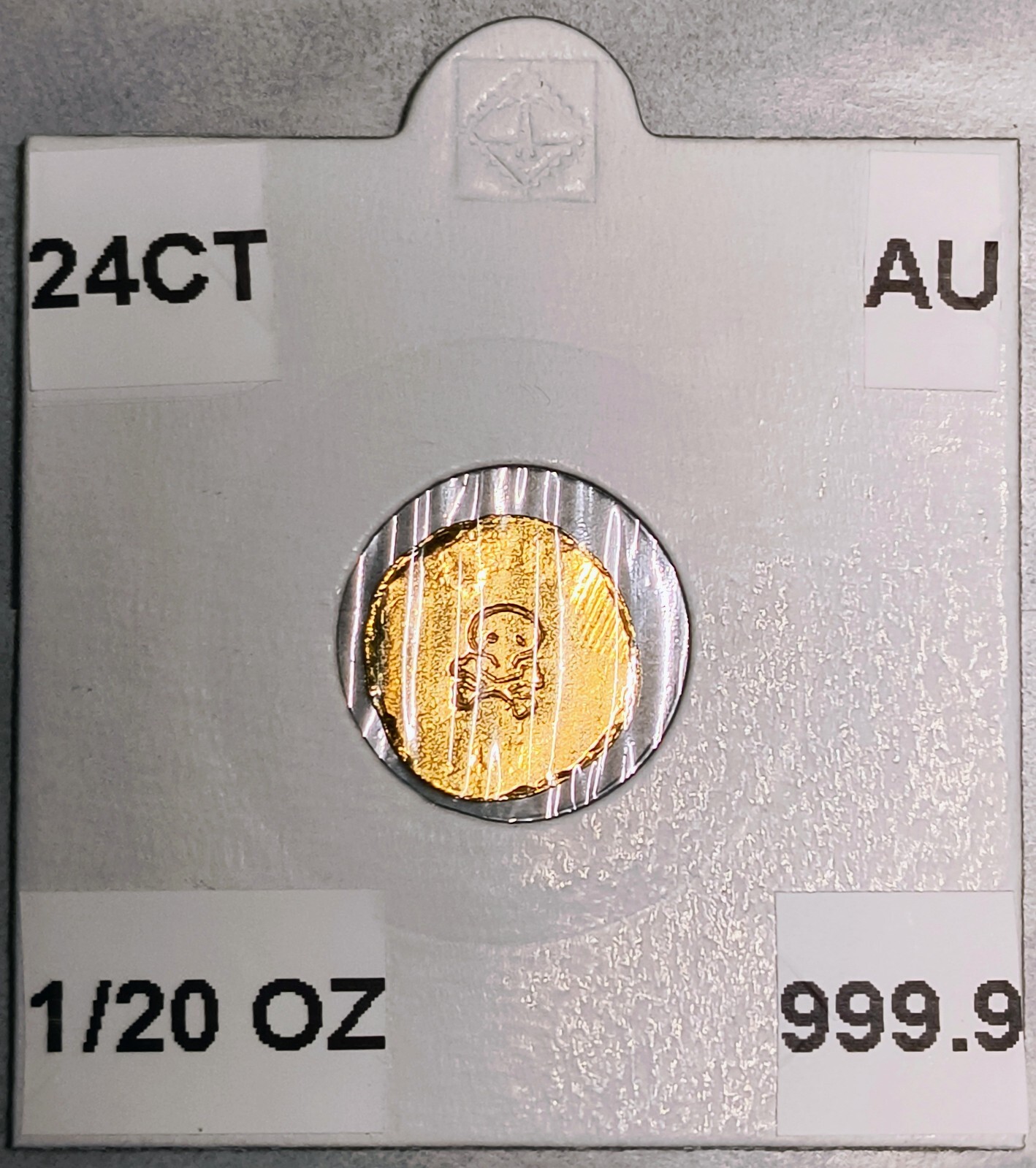 1/20 Oz Solid 24ct Gold Bar 🧭 999.9 Pure Fine Bullion ⚓ Not Coin Pirate AU