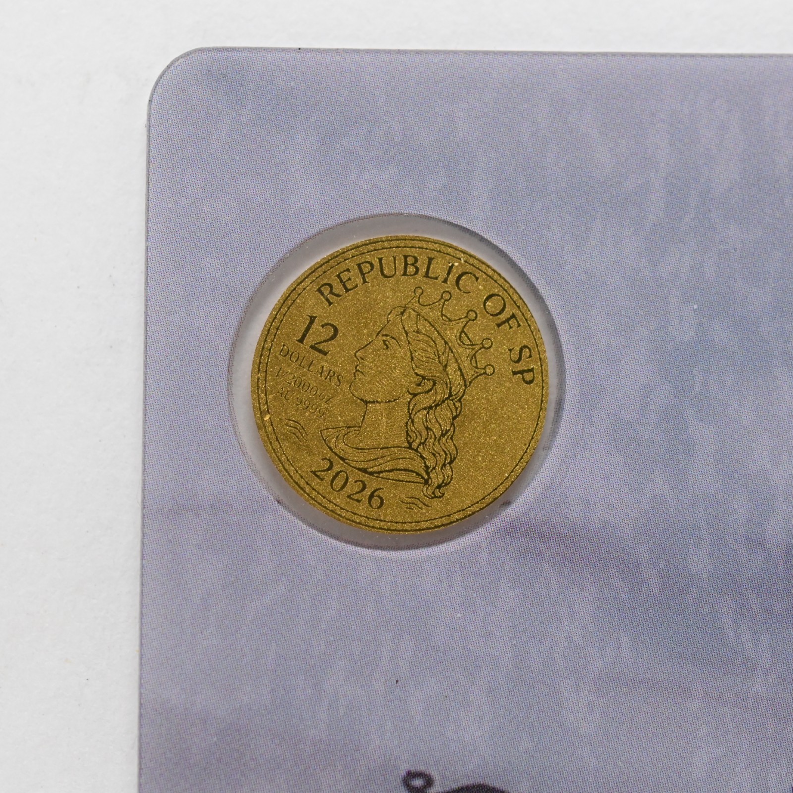 2026 Steamboat Willie 1928 1/2000-oz .9999 Gold in Card Cert #1173