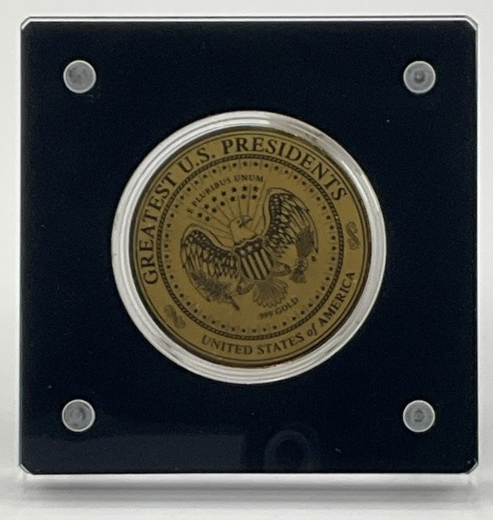 2022 1/200 OZ .999 GOLD AMERICAN MINT DONALD TRUMP W/COA