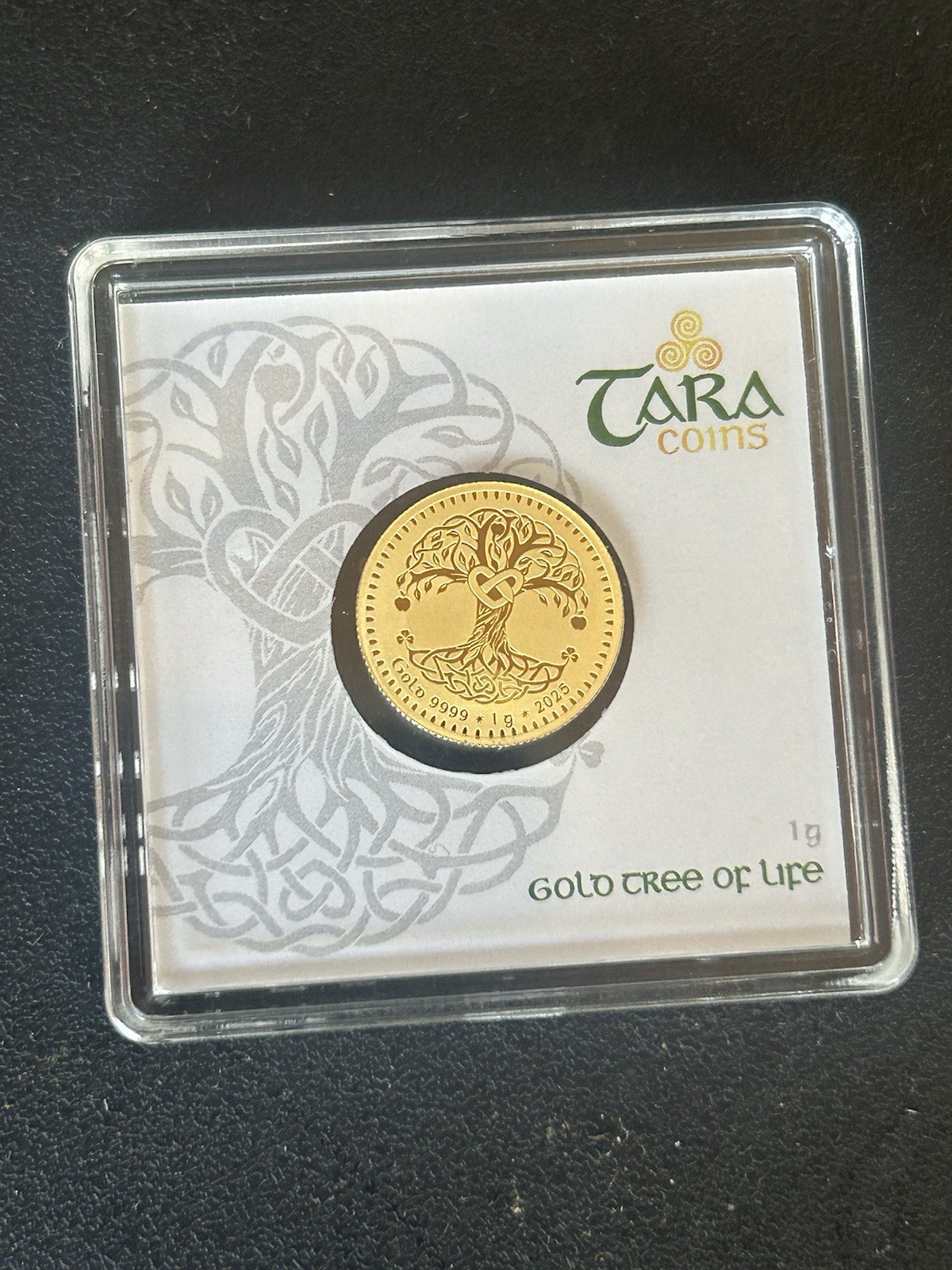 Geiger Edelmetalle 1 Gram Fine Gold Tara Coins Gold Tree of Life Sealed
