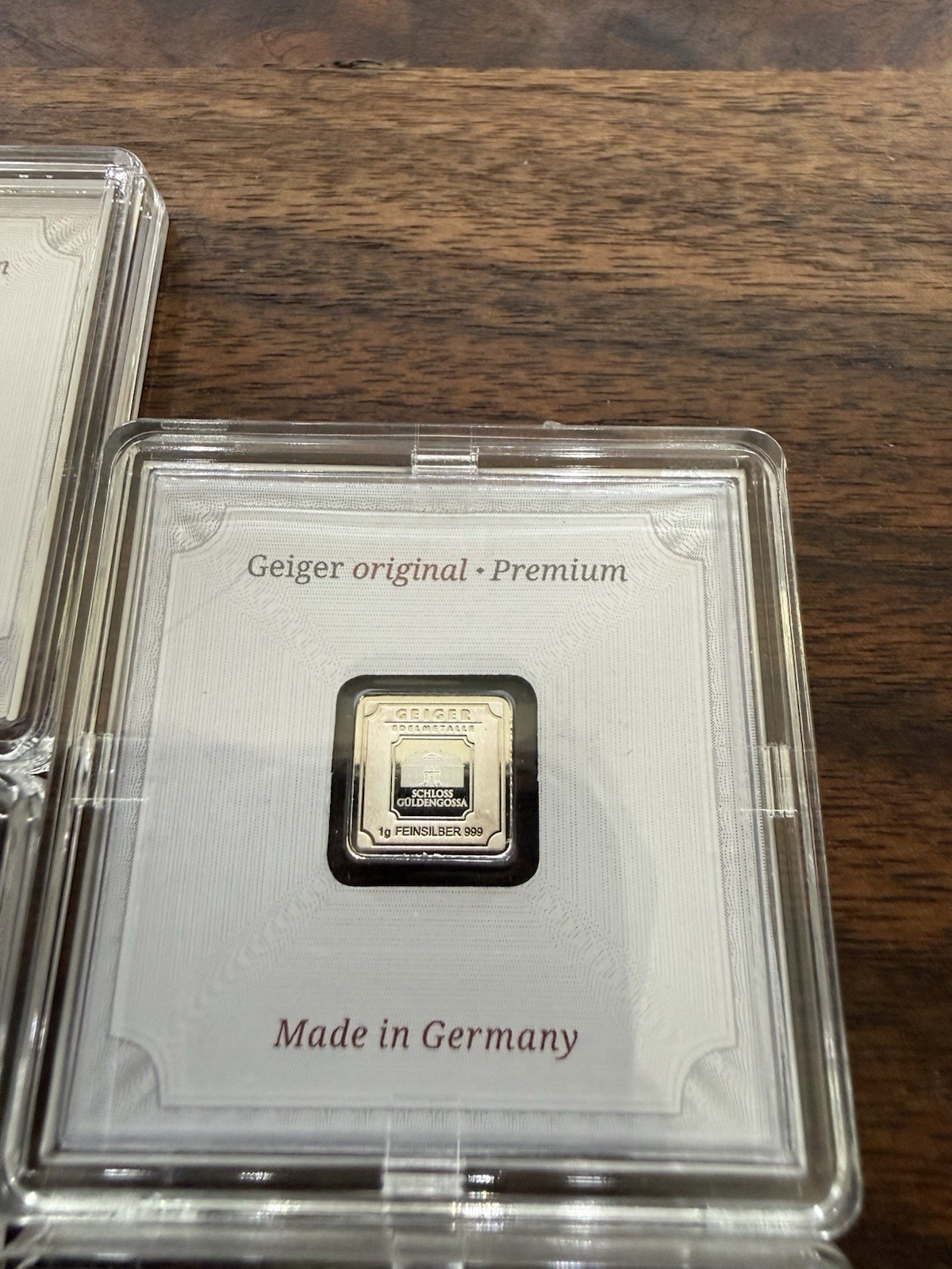 Geiger Edelmetalle Lot 3x 1g Gold 2x 1g Silver In Assay 🔥🔥🔥 STUNNING