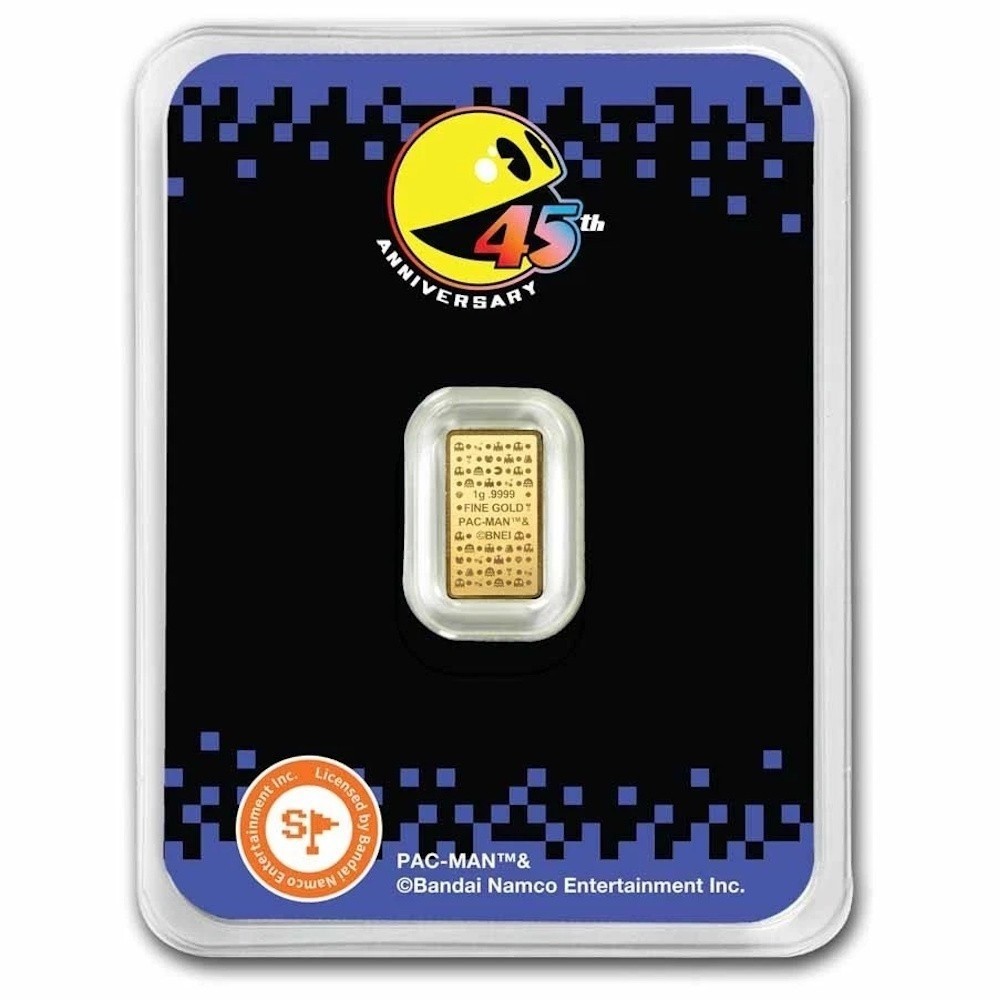 1 gram Gold Bar – PAC-MAN 45th Anniversary in TEP