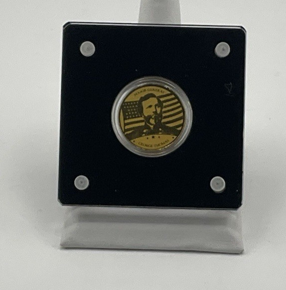 1/1000 OZ .999 GOLD AMERICAN MINT LEADERS OF CIVIL WAR GEORGE THOMAS