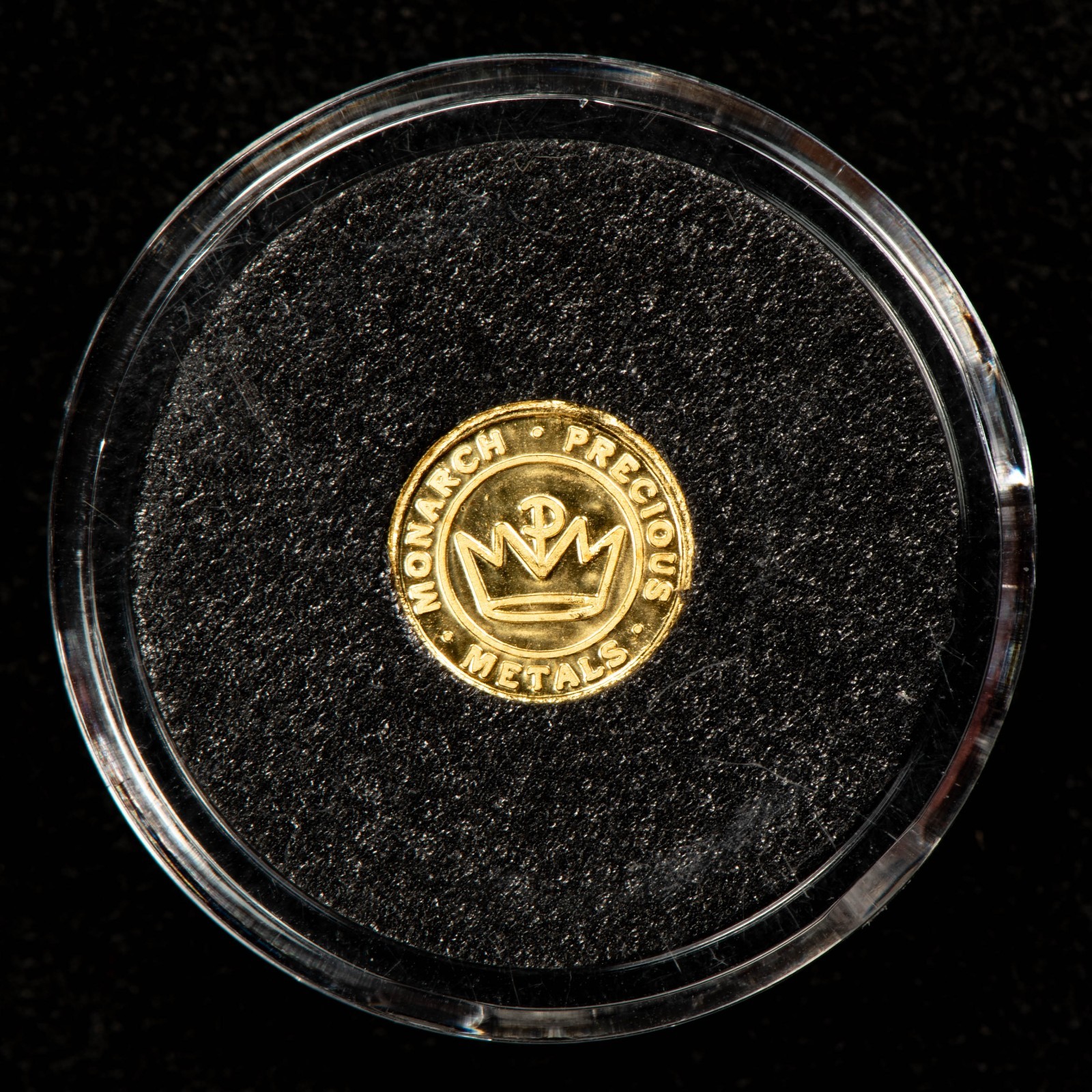 1/4 gram .25 g Gold Round MPM Monarch Precious Metals Lucky Horseshoe – G5705