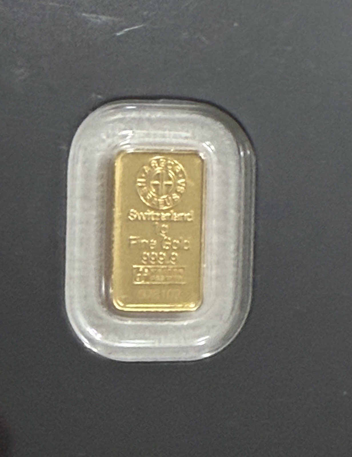 Argor-Heraeus The Golden Link 1 Gram 9999 Gold Bar In Mint Assay Serialized