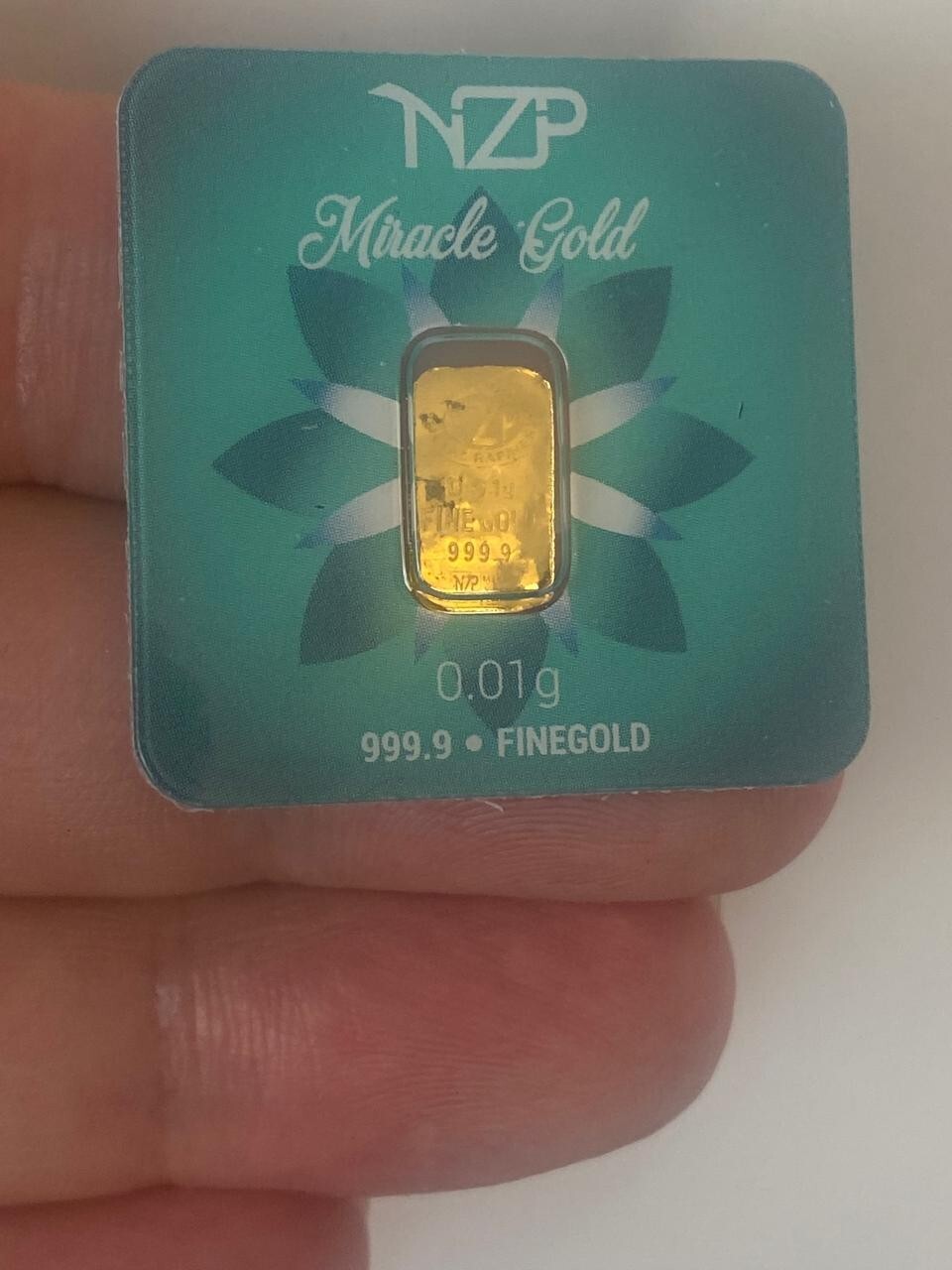 Brand New 0.01 Gram Solid 24 Carat Gold Bar 999.9 Fine Bullion Pure – Not Scrap