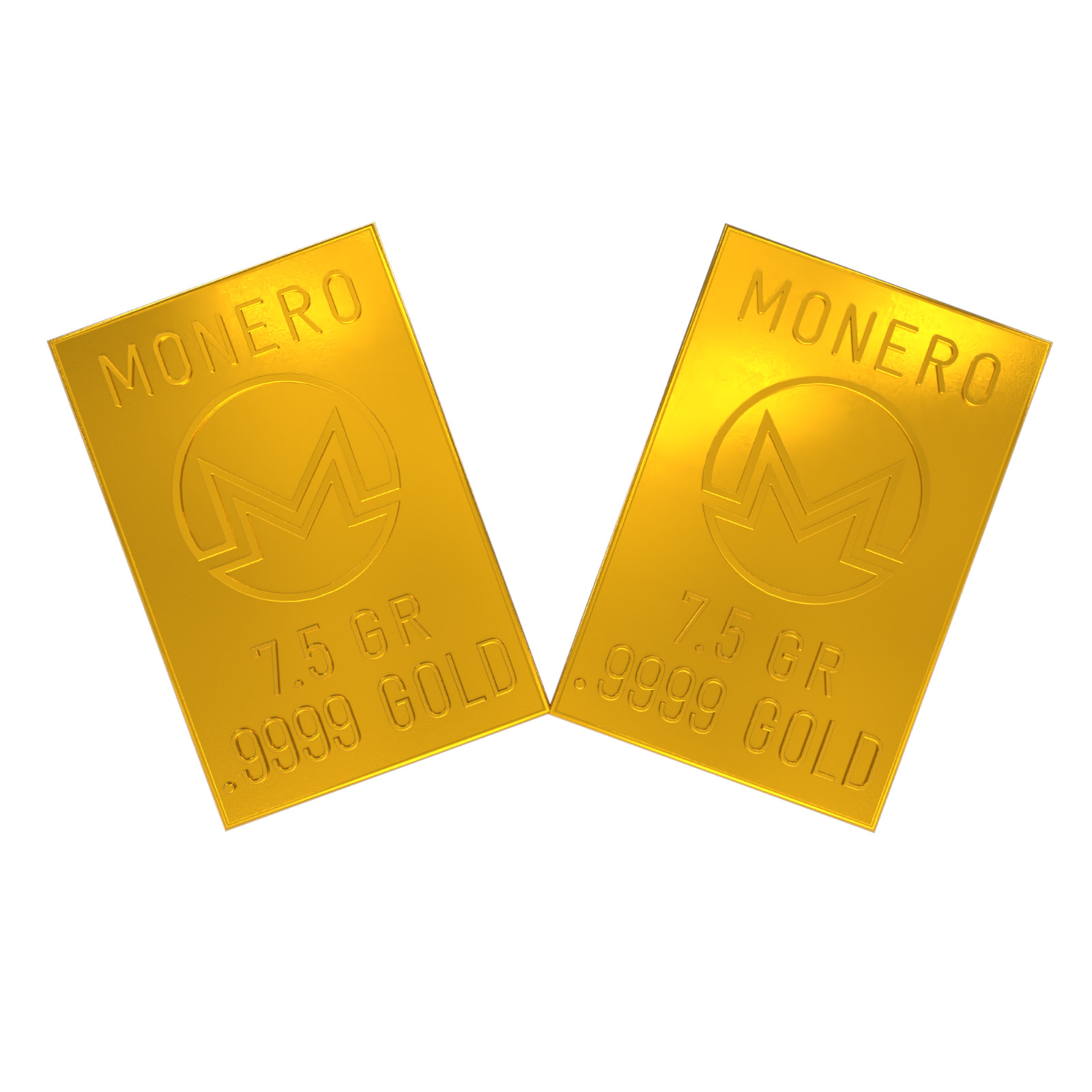 1 Gm Monero Gold Snap Bar GR Bar Gold Bullion Precious Metal .9999 Gold