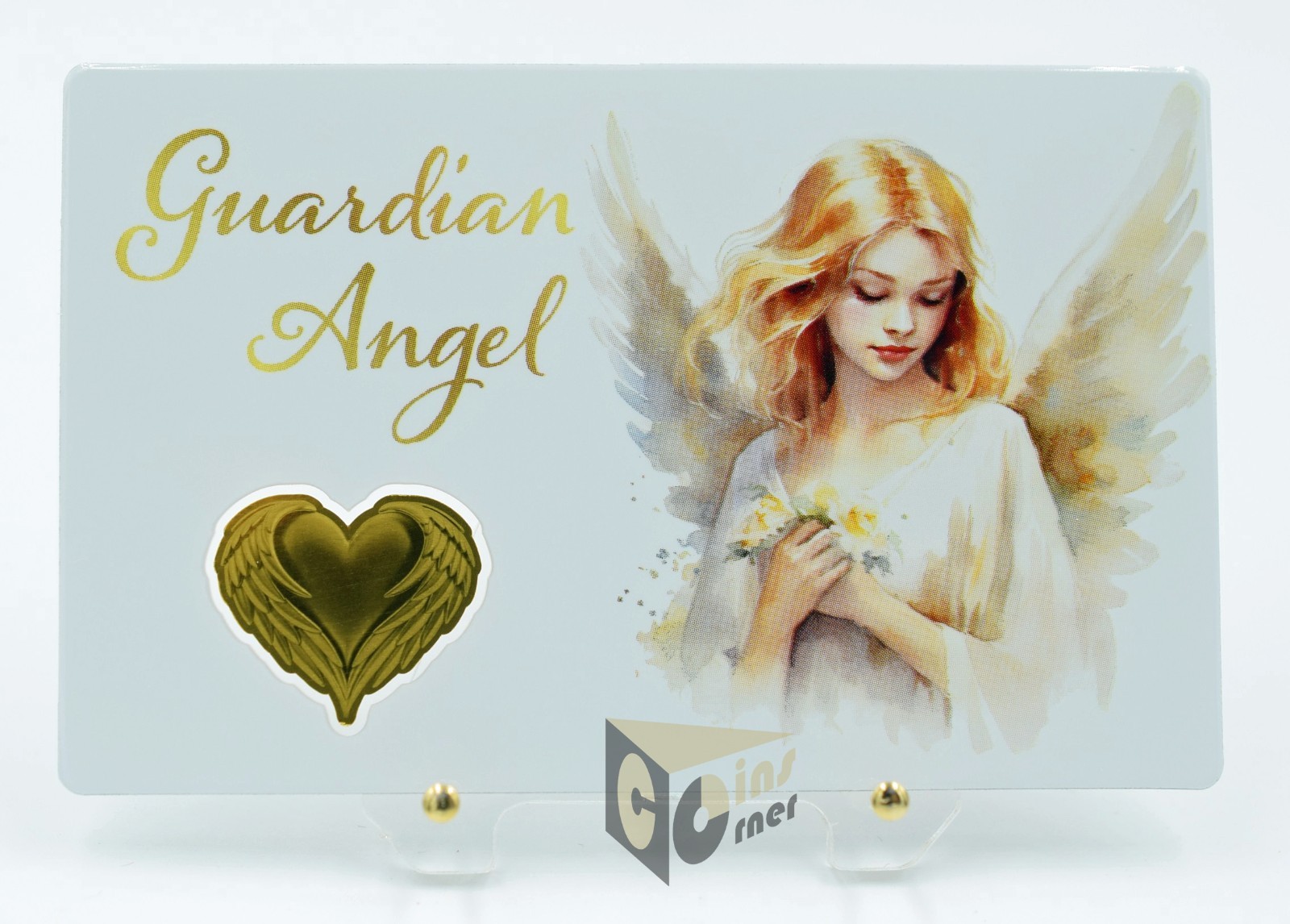 Guardian Angel III 1/1000 Oz 999 Gold Shaped Coin 1000 Francs Gabon
