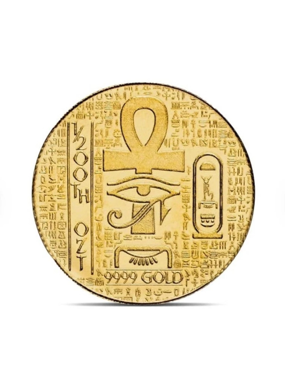 1/200th Ounce Gold Egypt Pharaoh King Tut 9999 Fine Monarch Precious Metals 🪙