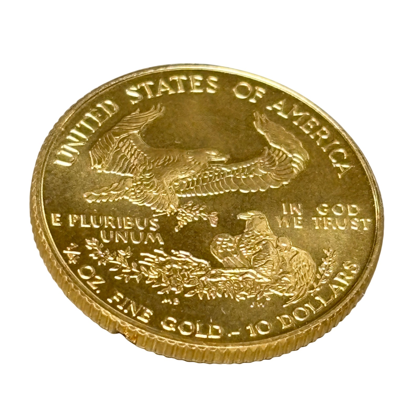 American 22-Karat Gold Eagle 1999 1/4 oz Fine Gold 10 Dollar Coin