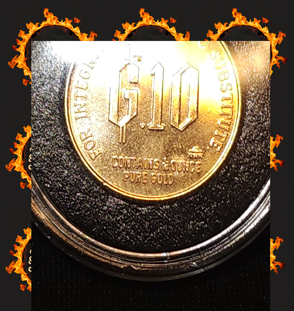 Vintage 1979 Gold Standard 1/10 oz Gold Round – Adam Smith (Trust in God)