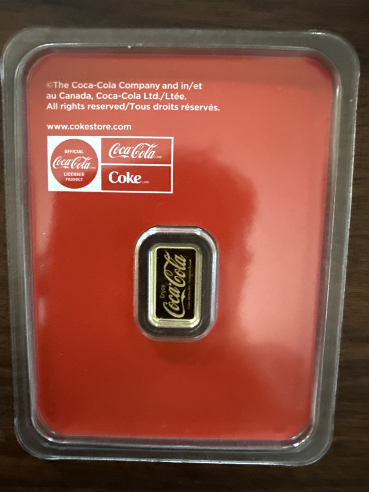 Coca Cola Collectible Gold And Silver .5g Gold Bar 1oz Silver Round In Assay 🔥