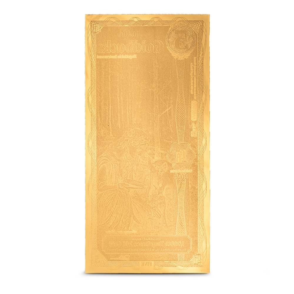 5 Idaho Goldback Gold Note (New)