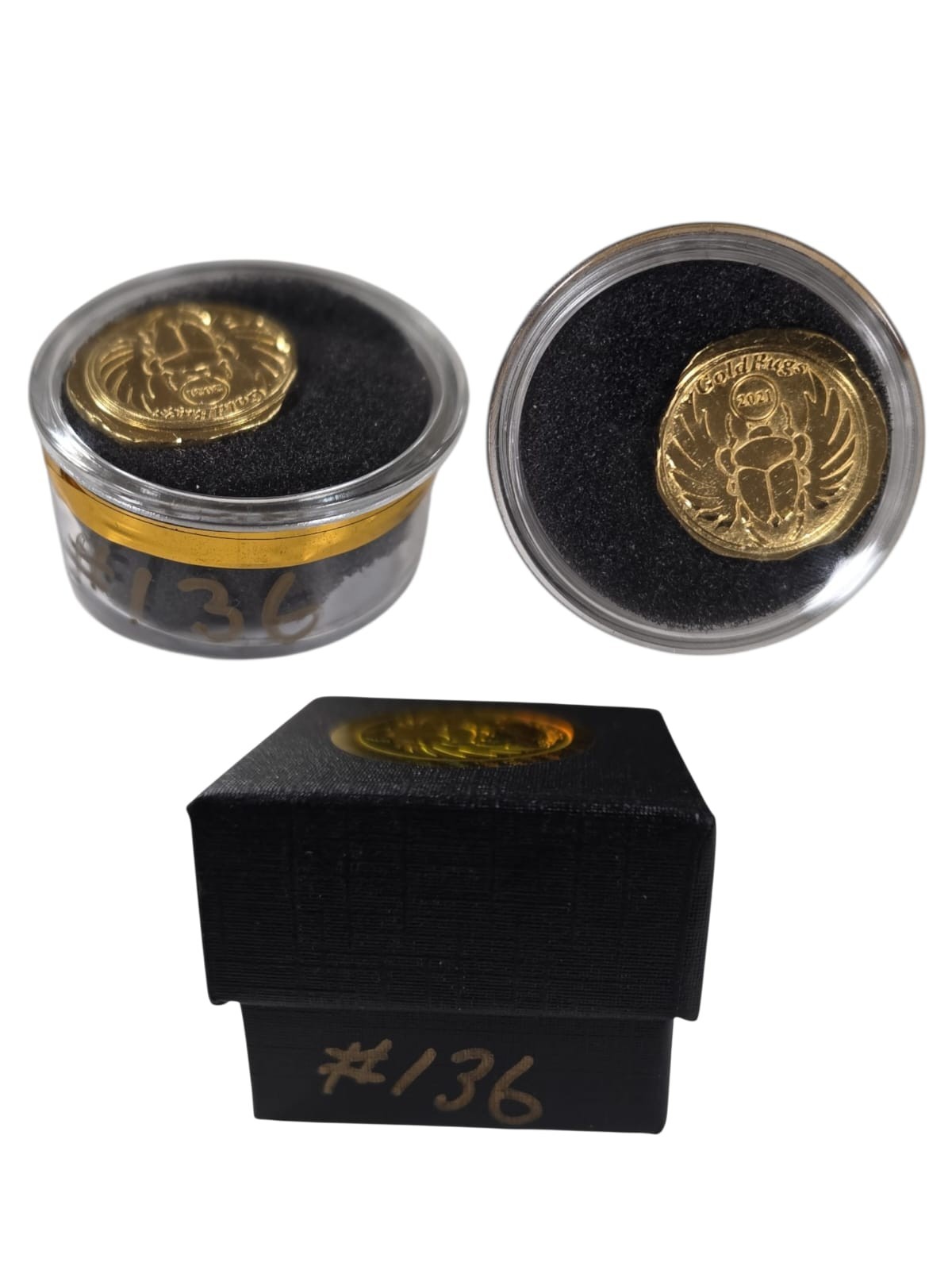 2021 Lithic GoldBugs Hand Poured 1/4oz Gold Round – W/Box&COA #136/707