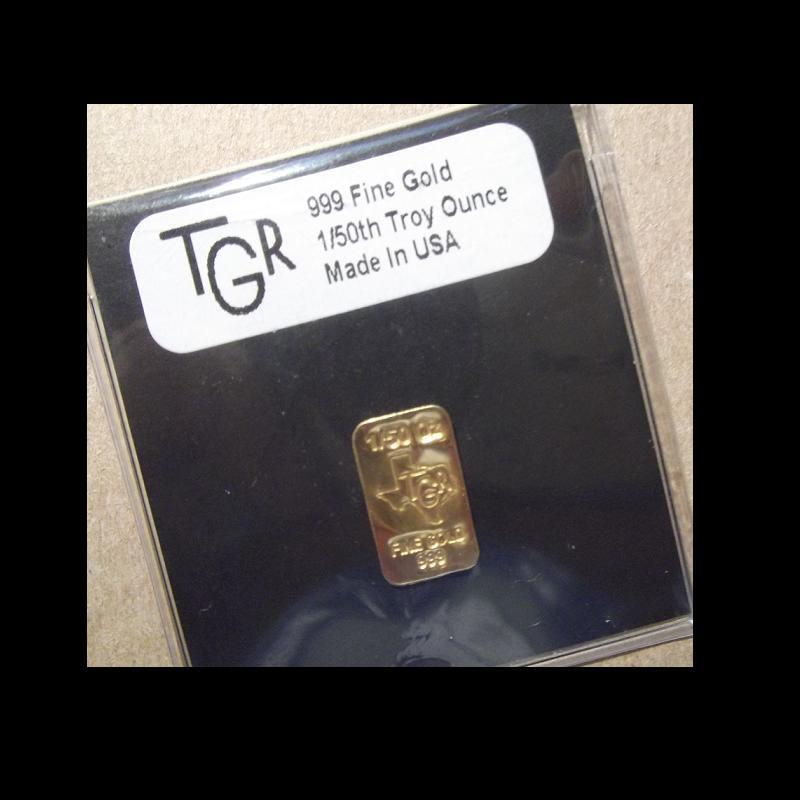 GOLD 1 /5Oth OUNCE OZ TGR BAR PURE SOLID PREMIUM BULLION 999.9 FINE INGOT Bin29