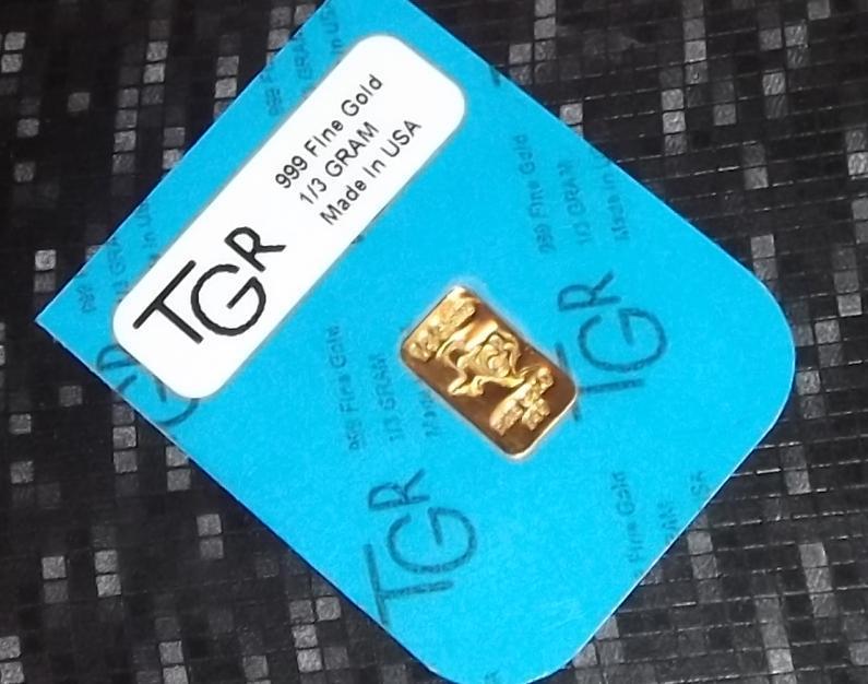 10 (X) GOLD 1 /3 GRAM 24K PURE BULLION BAR 9999 FINE INGOT LOT SAVE SAVE$$ !!