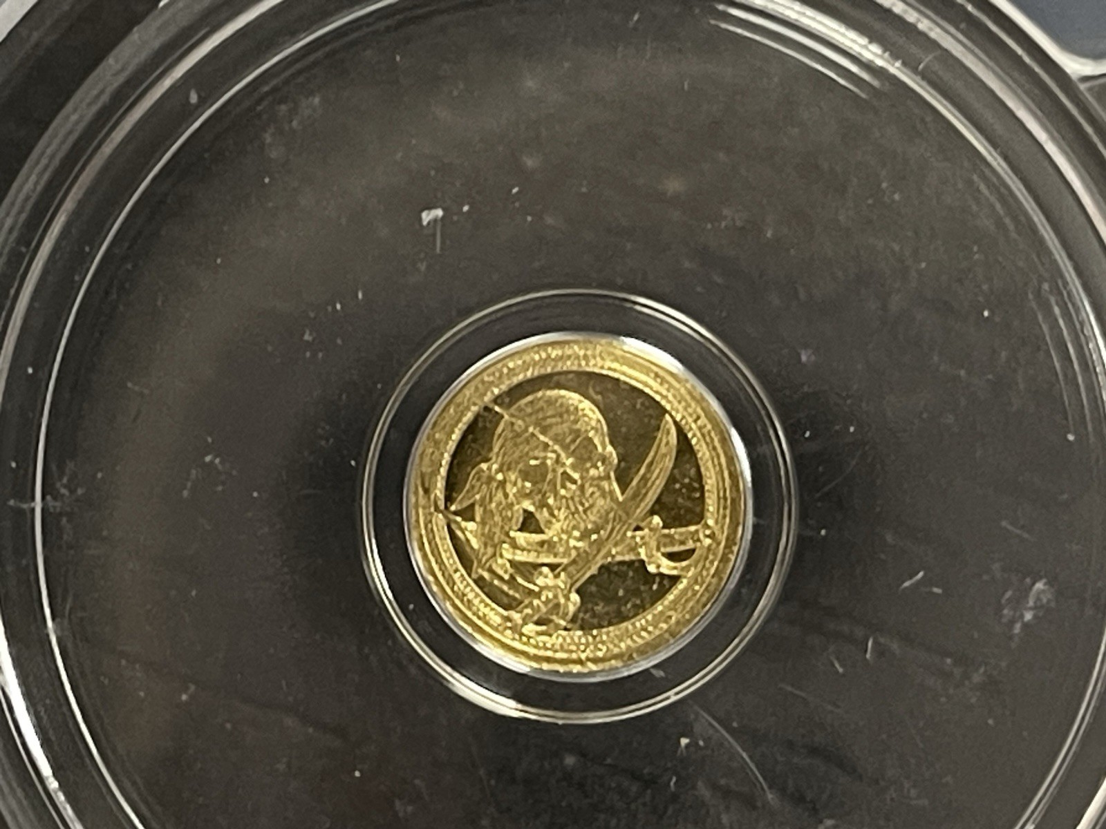 Pirate’s Gold 1/500th oz Gold Round – Gold Composition – PCGS MS68 PCGS
