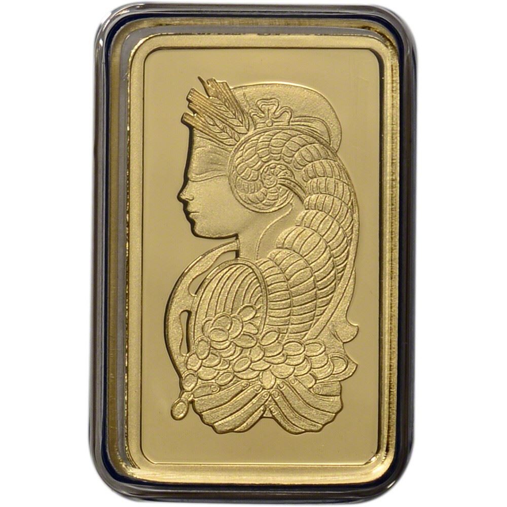 2.5 gram Gold Bar – PAMP Suisse – Fortuna – 999.9 Fine in Sealed Assay