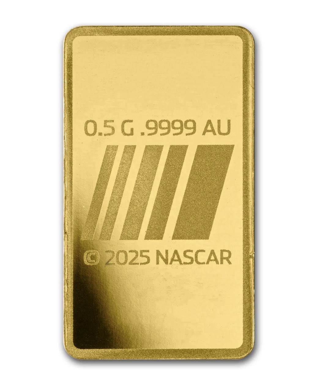 1/2 gram Gold Bar – NASCAR Racing – Pamp Suisse 0.9999 Fine Gold Bar 🏎️