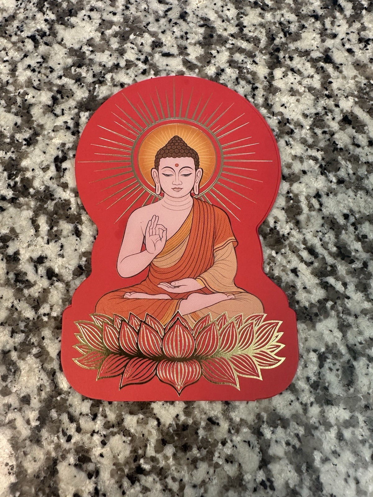 PAMP Suisse Buddha 5 g Gold Bar .9999 Fine Gold Bullion Bar in Assay Card