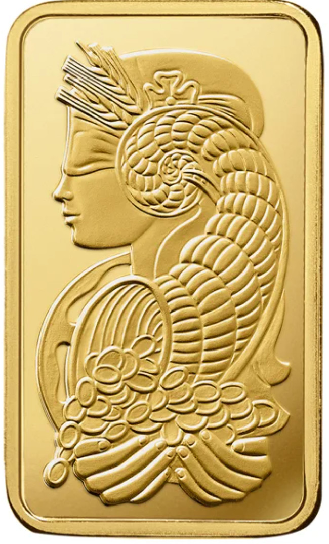 1 Gram PAMP Suisse 9999 Fine Gold Lady Fortuna Prosperity Bar Sealed Assay