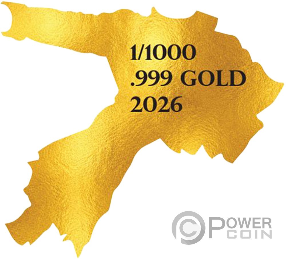 BULLETPROOF GEORGE WASHINGTON 1755 Shaped 1/1000 Oz Gold Medal 2026