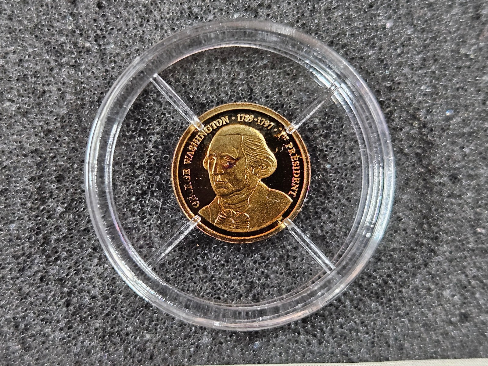🌟(10) 2009 AMERICAN MINT 1/2 g Gold 0.585 Coins JFK PRESIDENTS, 0.094 oz AGW