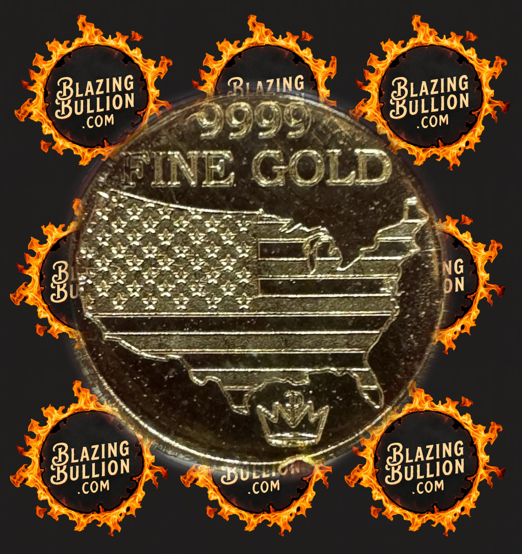 1/500 Gold American Eagle