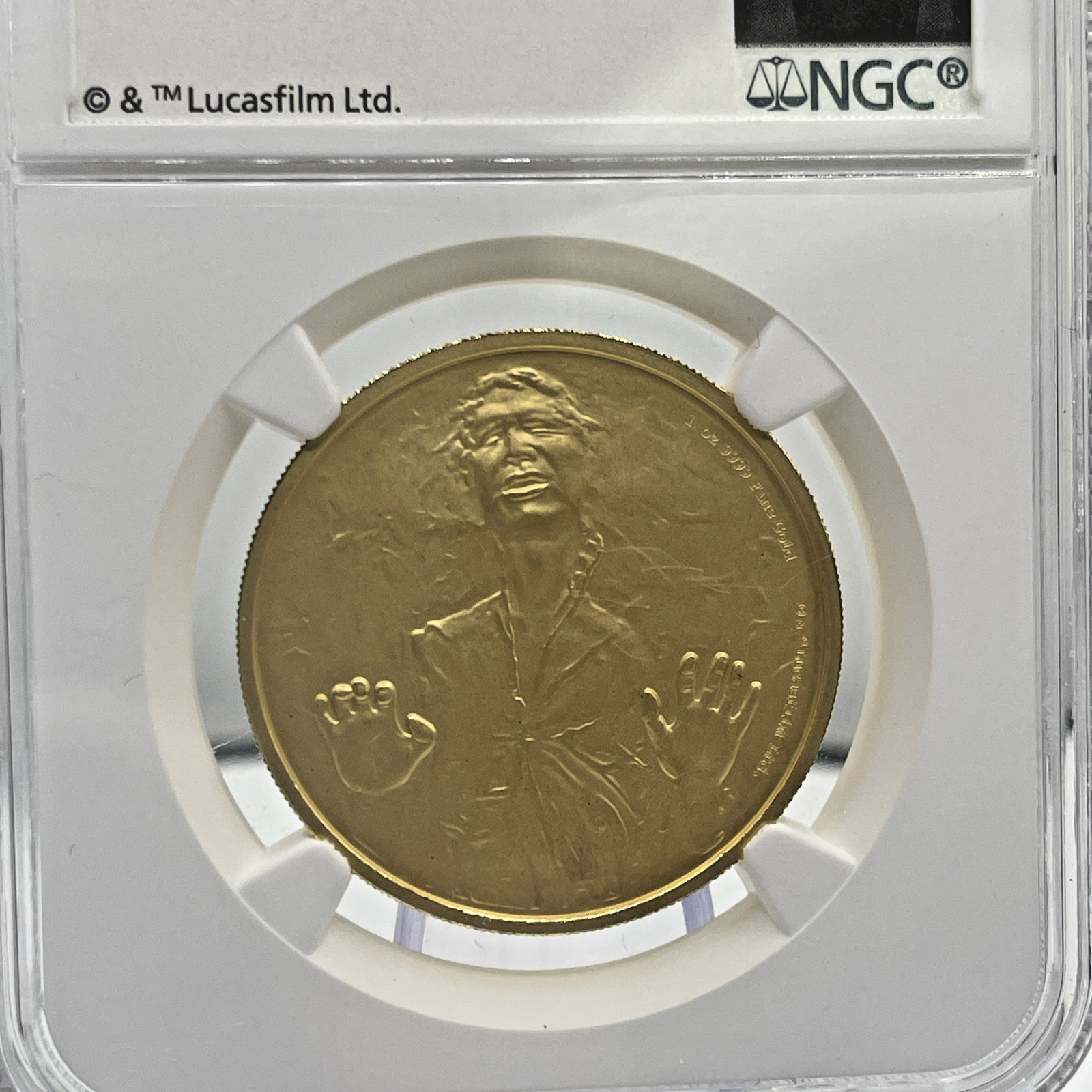 2016 200 Dollar 1 oz Gold Coin Star Wars Classic Han Solo